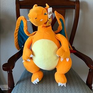 Toy Factory March 2022 Pokemon Charizard 22" Plush Rare NWT